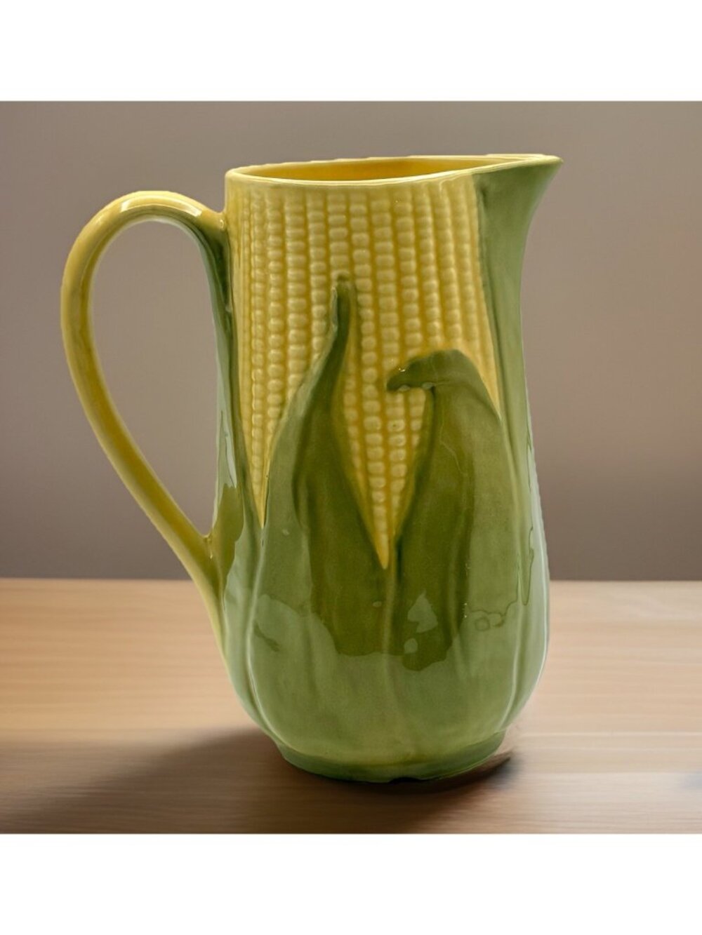 Vintage Shawnee Pottery Corn King - U.S.A #71 - 8" Tall Pitcher Pre Owned - VGC